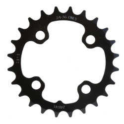 Sram 24T 64 V1 STEEL MATTE BLACK převodník