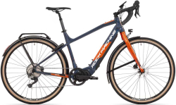 Rock Machine Gravelride INT e500 Touring/Gloss Metallic Navy/Orange/Silver