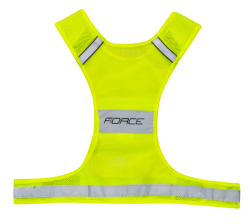 Vesta reflexní FORCE SPORT, na suchý zip, fluo