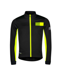 Force FROST KID softshell, černo-fluo