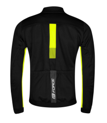 Force FROST softshell zimní, černo-fluo