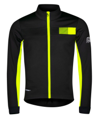 Force FROST softshell zimní, černo-fluo